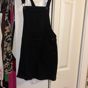 Black Forever 21 Overall Dress